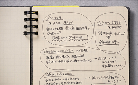 「覚えておきたい」ことをラフにメモ