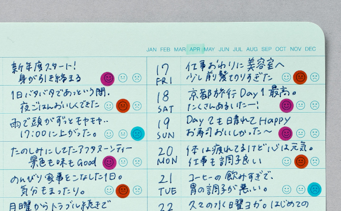 1行だから続けられる